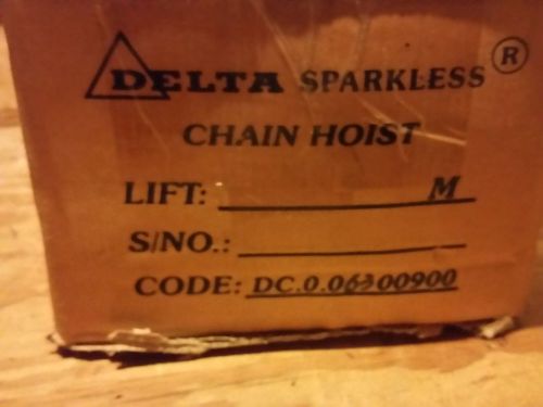 DELTA SPARKLESS manual chainhoist 0.9 ton DC.0.06300900 M