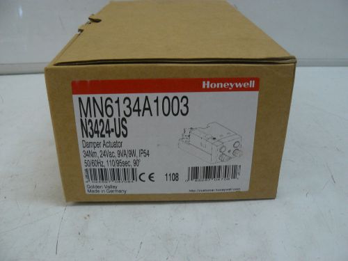 NEW HONEYWELL N3424-US DAMPER ACTUATOR 34NM 24VAC 9VA 9W IP54 50/60Hz 110/95SEC