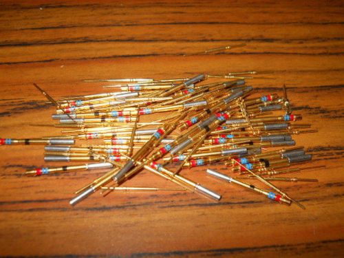 98) asst aerospace circular connector contacts, pins &amp; sockets, size 22d &amp; 20 for sale