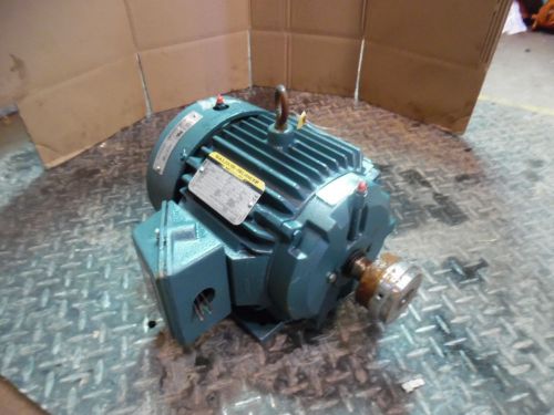 BALDOR RELIANCE 3 HP MOTOR, CAT# CP3661T, V 230/460, FR 0182T, RPM 1755, USED