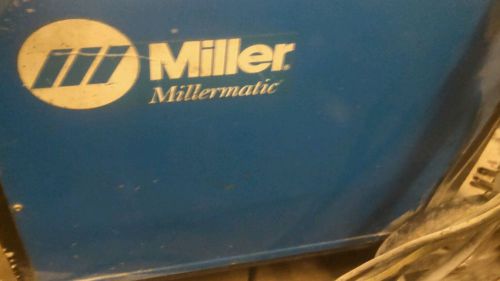 (1) used miller millermatic 185 wire feed welder aluminum spool gun for sale