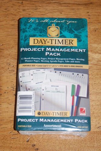 Day-Timer Project Management Pack - 12 Month Planning, Project, Meeting Planner