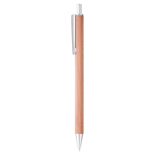 MUJI Wooden axis hexagon mechanical pencil 0.5 Natural from Japan New