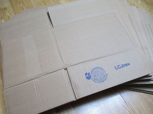 15 used carton boxes shipping mailing packing moving box cardboard 11&#034; x 9&#034; x 8&#034; for sale