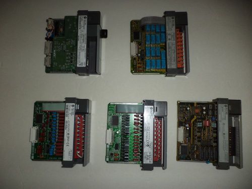 ALLEN BRADLEY 1747-L541 SLC 5/04 CPU 7SLOTS WITH 4 I/O MODULES