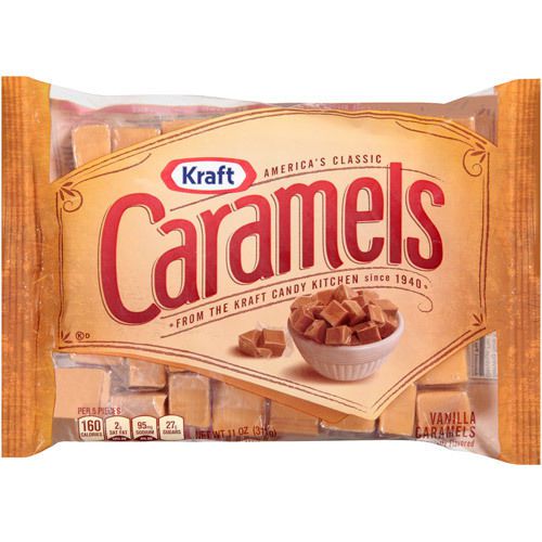 Kraft Caramel Vanilla Candy,11 Ounce Bag -- 11 per case.
