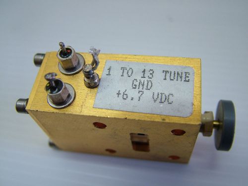 High Power Gunn Oscillator 23.3GHz 19dBm Tuneable 902887-2B