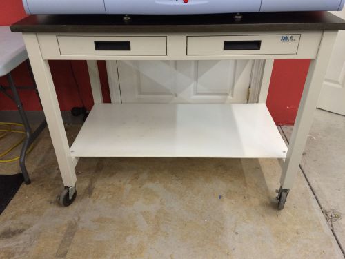 Lab Crafters Mobile Laboratory Bench with 2 Drawers - 48&#034; x 30&#034; x 36&#034;
