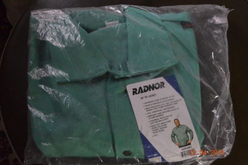 Radnor 30&#034; flame retardant welders jacket size large, 64054962 for sale