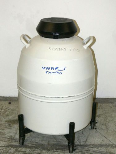 VWR CRYOPRO BR-1 (BR1)  Dewar - Liquid Nitrogen Storage Gryogenic Tank w/ Racks