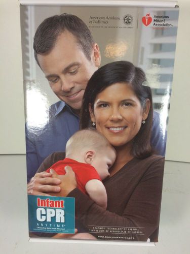 American heart association infant baby anytime kit training doll for sale
