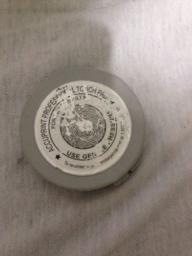 Used Stamp Inkless Fingerprint Pad for Notary