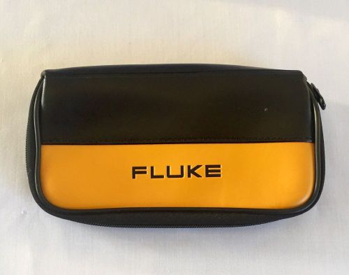 FLUKE Fluke-C75 Soft Carrying Case, 7-3/4x1x4, Black/Ylw