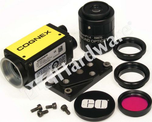 Cognex ISM1403-11 In-Sight Micro Vision System with Edmund Optics Lens 16-f1.4
