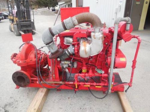 1500 gpm fire pump   perkins diesel  1 owner only 5 hours  close to new!! for sale