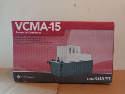 New Little Giant VCMA-15UL Automatic Condensate Removal Pump 1/50HP