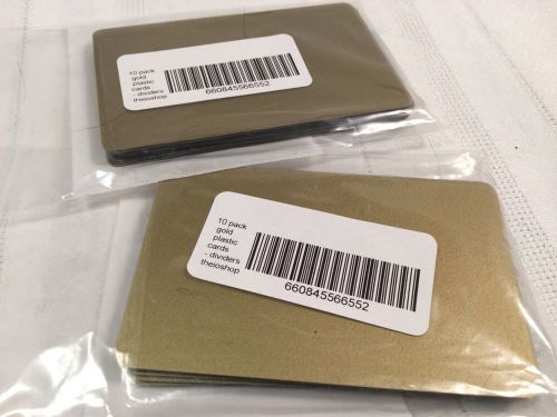 Plastic Divider Cards For Office, Collecting, Sports Cards, Labeling  50 Pack