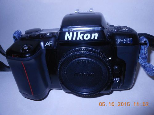 nikon f601, fully working including flash and af, near mint body cap and battery
