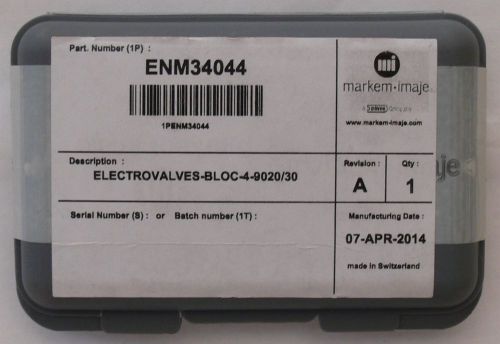 MI Markem-Imaje Electrovalves Block 4 9020 9030 ENM 34044
