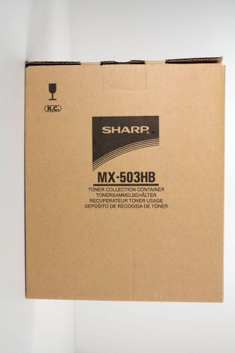 NEW SHARP MX503HB OEM GENUINE TONER COLLECTION CONTAINER