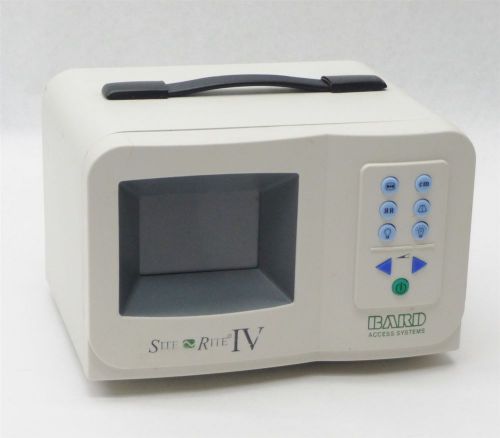 Bard site rite iv 4 vascular ultrasound medical monitor +800113b01 battery pack for sale