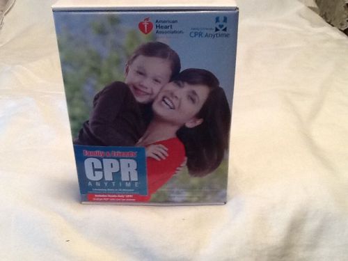 CPR ANYTIME FAMILY AND FRIENDS TRAINING KIT AMERICAN HEART ASSOCIATION NEW