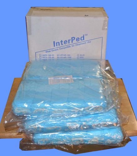 300 disposable shoe covers non-skid / clean room / hospital/ medical blue for sale
