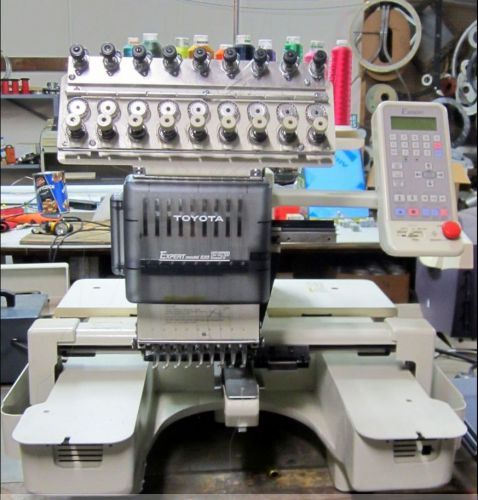 Toyota Expert Model 830 ESP Embroidery Machine 9 Spool w/computer and Power Box~