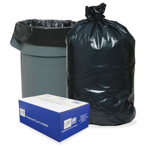 Webster heavy-duty low-density liners - 45 gal - 40&#034; x 46&#034; - 0.60 mil [15 for sale