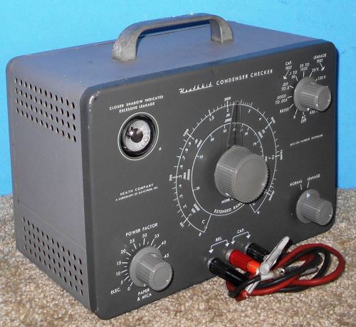 Heathkit C-3 Condenser Checker Capacitor Tester