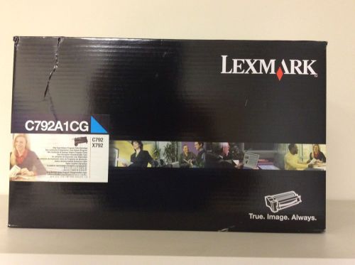 C792A1CG Genuine Lexmark Cyan Print Cartridge