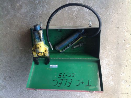 GREENLEE HYDRAULIC CABLE CUTTER WITH PUMP