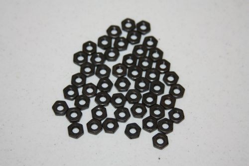 Black Oxide Stainless Steel Machine Screw Hex Nut  10-32, Qty 50