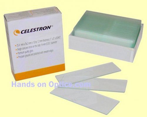 Celestron Blank Microscope Blank Slides - 72 slide in a box #44416