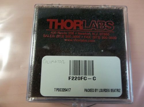 Thorlabs 1310 nm, f = 11.23 mm, NA=0.24 FC/PC Fiber Collimation Pkg F220FC-C