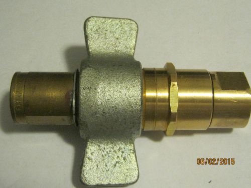Snap-tite 78 Series Brass Female Quick Coupler Connector B78C12-8F W/MALE NIPPLE