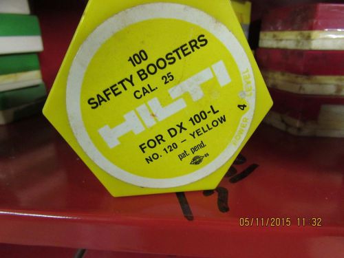 HILTI Safety Boosters 25 cal DX 100-L No. 120 Yellow