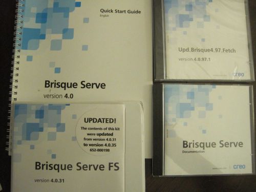 Creo Brisque Serve Version 4.0.97 System Installation with Extras