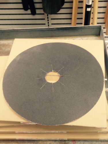 Virginia Abrasives 15&#034; 60 grit Buffer Disc Sanding Paper