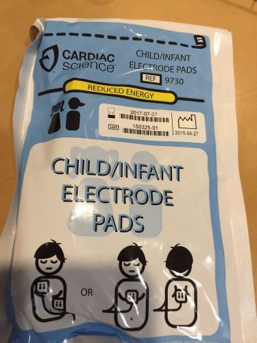 Cardiac Science AED Pediatric Pads 1 set Exp. 7/2017