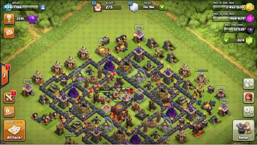 Paperclip + Clash of Clans account Lvl 107 TH 9 MAX (Change Name Available) coc