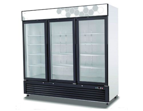 Migali C-72FM Reach-in Freezer, 3 Hinged Glass Door Merchandiser Freezer !!!