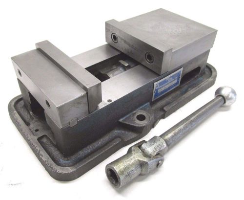 Nice! kurt anglock 5&#034; milling machine vise w/ jaws &amp; handle - #a50 for sale