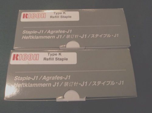 2-BOX RICOH TYPE K, REFILL STAPLE J1