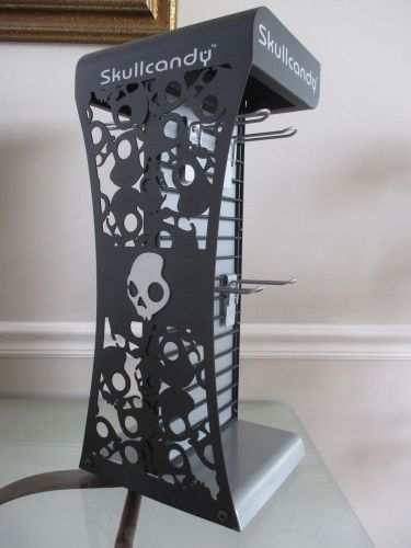 Skull-Candy Retail Skeleton Spin Carousal Display Motorcycle Biker Jewelry Rack