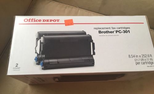 NEW Office Depot Plain Paper Fax Cartridge PC-301 Brother Intellifax 750 770