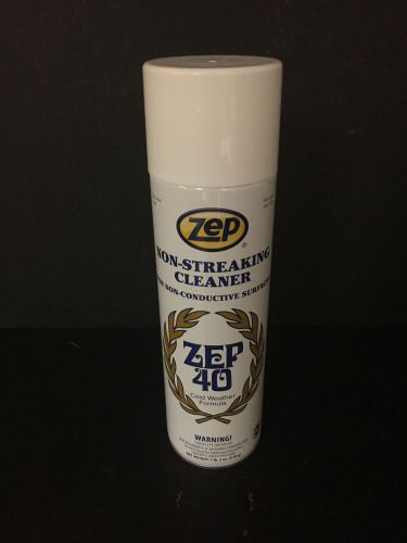Zep 40 #0144 non-streaking cleaner for non-conductive surfaces (case of 12) new for sale
