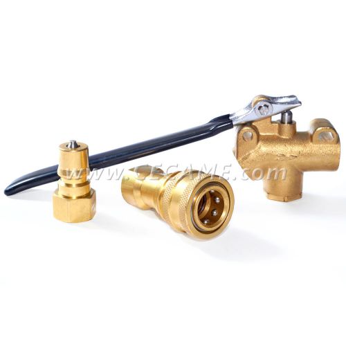 Carpet cleaning wand angle valve 1/4&#034; quick disconnect coupler combo truckmounts for sale