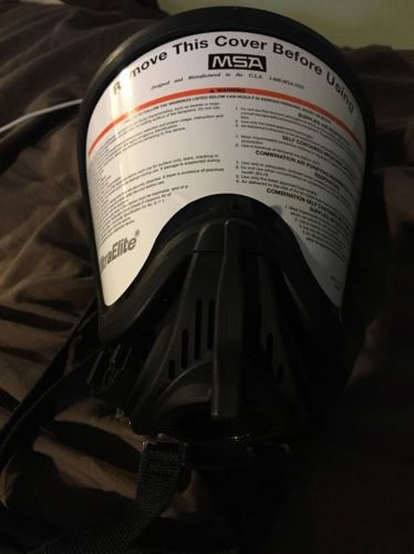 New msa ultra elite respirator facepiece large black hycar model# 10024431 mask for sale