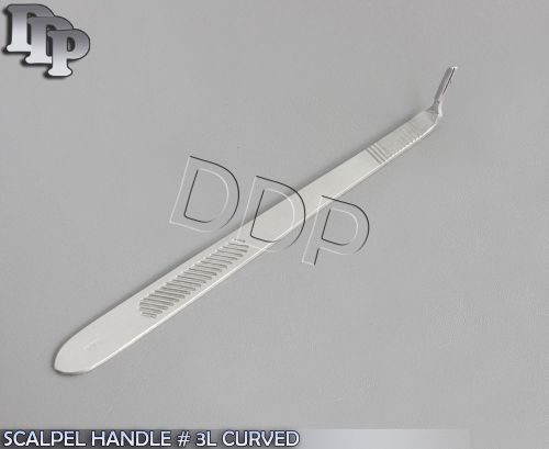 1 SCALPEL HANDLE # 3L CURVED SURGICAL, DENTAL, AND VET